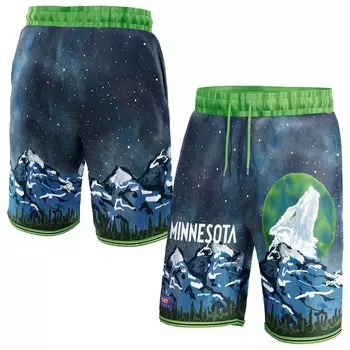 Шорты KidSuper Minnesota Timberwolves, зеленый