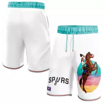 Шорты KidSuper San Antonio Spurs, белый