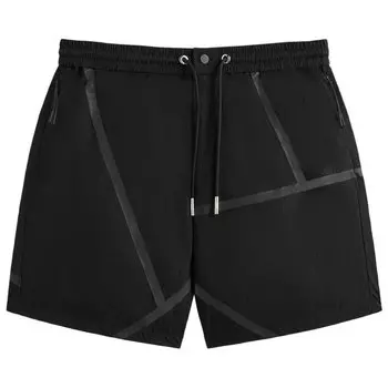 Шорты Kith 101 Wrinkle Nylon Madison Short, черный