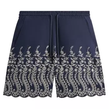 Шорты Kith Floral Eyelet Lewis Short, синий