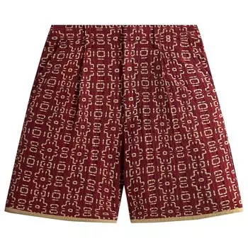 Шорты Kith Textured Stitch Allen Short, красный