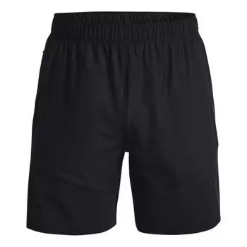 Шорты knit woven shorts 'black' Under Armour, черный