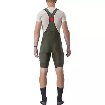 Шорты-комбинезоны Unlimited Cargo мужские Castelli, темно-зеленый