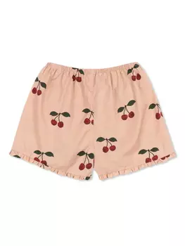 Шорты Konges Sljd с вишневым принтом, розовый