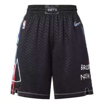 Шорты короткие brooklyn nets city edition 2020 Nike, черный