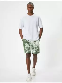 Шорты KOTON, цвет khaki gemustert