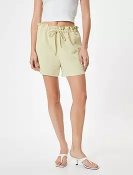 Шорты Koton Loose fit Pants, пастельный зеленый