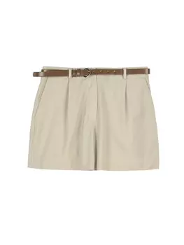 Шорты Koton Regular Pleat-Front Pants, бежевый