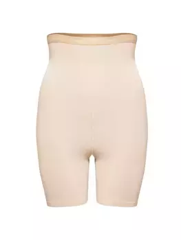 Шорты красивой формы с высокой талией Item M6, абрикос