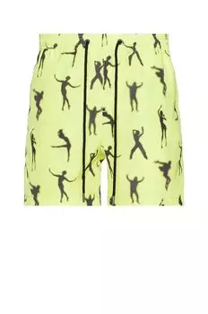 Шорты Ksubi Dance Klass Board Short, зеленый