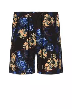 Шорты Ksubi Hyperflower Boardshort, черный