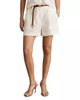 Шорты льняные Ashby REISS, белый