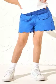 Шорты Lacey с фестончатым краем Angel & Rocket, синий