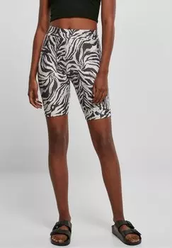 Шорты Ladies Soft Aop Cycle Shorts Urban Classics, черный
