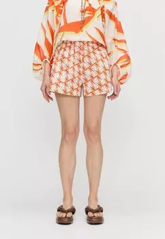 Шорты LAILA SHORTS Diane von Furstenberg, оранжевый