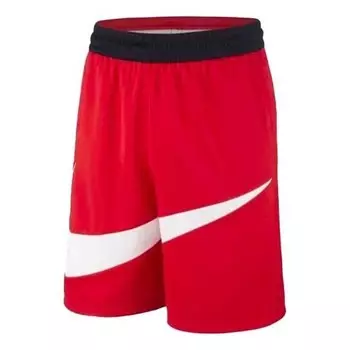 Шорты large logo breathable sport casual shorts men's red Nike, красный