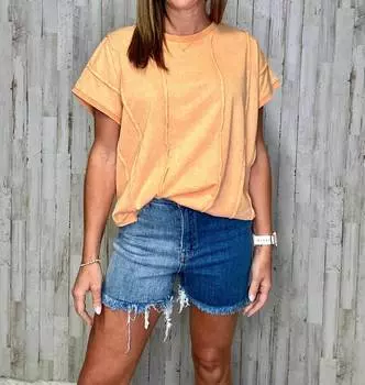 Шорты Larisa High Rise синего цвета RISEN