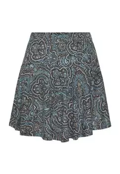 Шорты LASCANA, бирюзовый с принтом