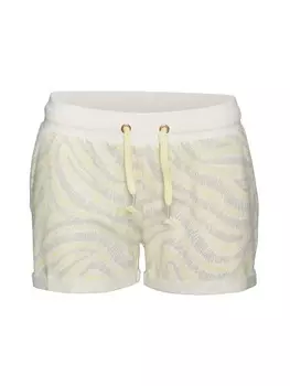 Шорты LASCANA, цвет hellgelb/hellgrau/gemustert