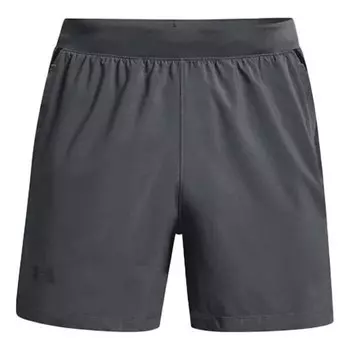 Шорты launch 5inch running shorts 'pitch grey' Under Armour, серый