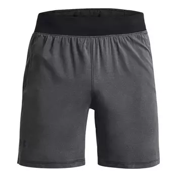 Шорты launch elite 7 inch shorts 'black grey' Under Armour, черный