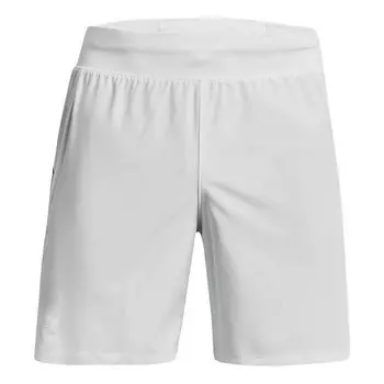 Шорты launch elite 7 inch shorts 'white' Under Armour, белый