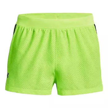 Шорты launch split 3 inch running shorts 'neon green' Under Armour, зеленый