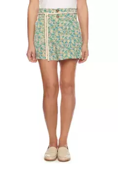 Шорты Le Temps Des Cerises с модным веревочным поясом, цвет Natur