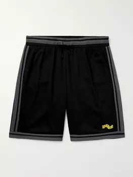 Шорты League Straight-Leg с сетчатой отделкой и шнурком DIME, черный