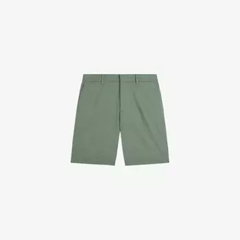 Шорты Leder классического кроя из эластичного льна Ted Baker, желтый