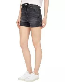 Шорты Lee High-Rise Dungaree Shorts, цвет Washed Black
