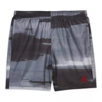 Шорты леггинсы повседневные спортивные дышащие шорты с принтом Air Jordan, серый