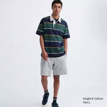 Шорты легкие Uniqlo AIRism хлопковые, серый