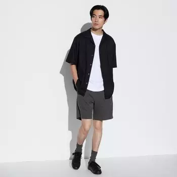 Шорты легкие Uniqlo AIRism, темно-серый