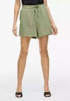 Шорты LEICHTE MIT ELASTISCHEM BUND UND KORDELZUG VILA, зеленый