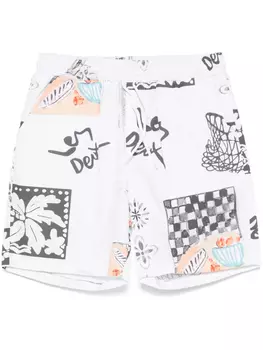 Шорты Les Deux Otto AOP, белый