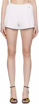 Шорты Les Sculptures 'Le short maile plisse' JACQUEMUS, белый