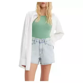 Шорты Levi's 80S Mom denim, зеленый