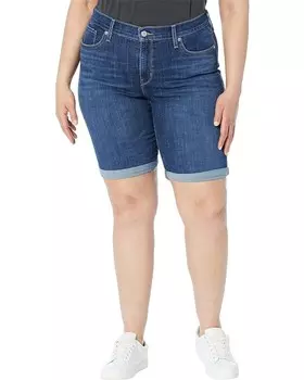 Шорты Levi's Womens Shaping Bermuda, цвет Lapis Midnight