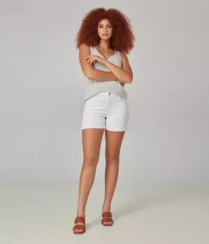 Шорты Liana с высокой посадкой-БЕЛЫЙ Lola Jeans, белый