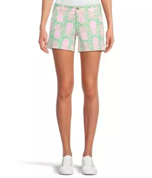Шорты Lilly Pulitzer Callahan Knit Shorts, цвет Fauna Green Party Like A Pineapple
