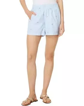 Шорты Lilly Pulitzer Lilo Short, цвет Hydra Blue Seaside Star Jacquard Stripe