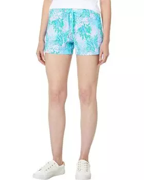 Шорты Lilly Pulitzer Loxley Knit Shorts, цвет Las Olas Aqua Strong Current Sea