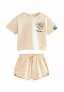 Шорты LILO AND STITCH SHORT SLEEVE SET-REGULAR FIT Next, цвет orange