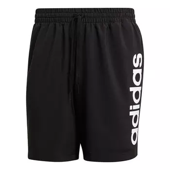 Шорты lin chelsea logo shorts men's black Adidas, черный
