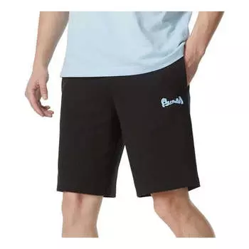 Шорты logo casual shorts 'black' Puma, черный