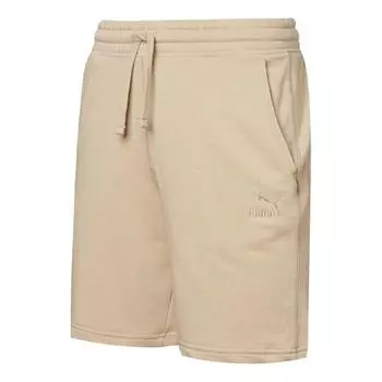 Шорты logo shorts 'beige' Puma, хаки