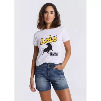 Шорты Lois Jeans 133140-21726-2016 Mom denim, синий