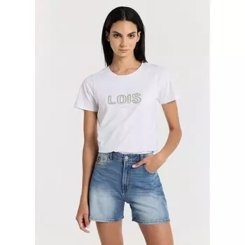 Шорты Lois Jeans 138087-21733-2612-947 Mom Fit High Waist Denim, синий