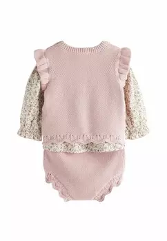 Шорты LONG SLEEVE SET REGULAR FIT Next, розовый